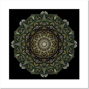 Deep Thoughts Forest-Themed Mandala Posters and Art